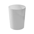 thumbnail image 1 of Monstrate Papelera multiusos para baño y residuos domésticos, contenedor de basura de plástico de secado rápido Suministros de limpieza para el hogar blanco liso 21*21*26.5 cm, 1 of 6
