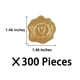 thumbnail image 2 of Stickers Homtable 300 piezas con relieve y lámina dorada en forma de corazón, 2 of 7