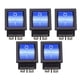 thumbnail image 2 of 10 Uds interruptor basculante 6 pines plástico azul con luz para electrodomésticos máquina herramienta KCD4, 2 of 8