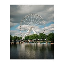 La Grande Roue de Montréal - Montréal Québec Canada Photography Unframed Wall Art Print 30 x 40 inches