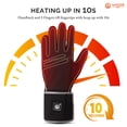 thumbnail image 3 of SAVIOR HEAT Heated Glove Liners for Men Women,Electric Battery Heated Gloves Rechargeable Thin Heated Work Gloves, 3 of 11