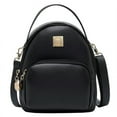 thumbnail image 2 of PENGXAING Candy Color Mini Backpack Soft PU Zipper Bag with Long Strap for Women Travel, 2 of 7
