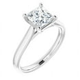 thumbnail image 2 of 2.00 Ct Princess Shape Diamond Engagement Rings for her Solid 950 Platinum, 2 of 6