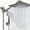 【silvery】, variant on 1 Set Of Shower Heads, 8-inch High-pressure Showerhead with 11 Inch Adjustable Extension Arm And 5-speed Handheld Shower Head Combination, Powerful Low-pressure Water Shower Head