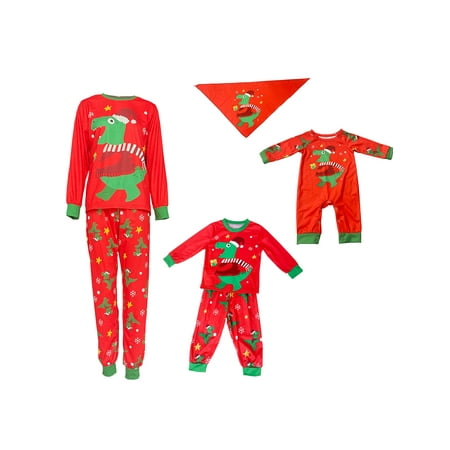 

Canis Holiday Christmas Family Pajamas Matching Set Moose Xmas Pjs for Couples and Kids Baby Sleepwear