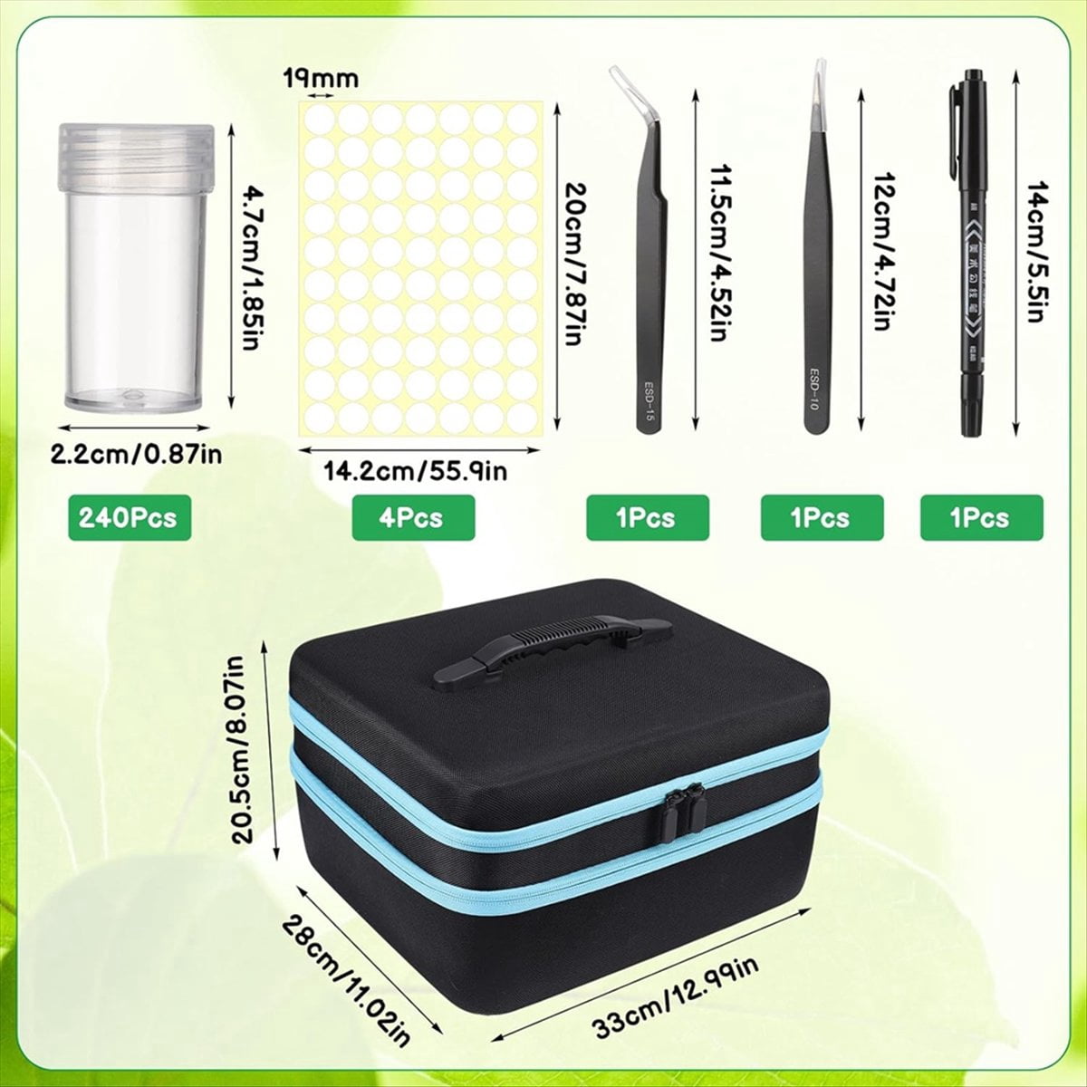 Seed Storage Box, Sturdy Seed Storage Box for Flower and Vegetable Plantgardens (A-240 Slot)