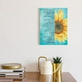 thumbnail image 3 of Today is a Good Day Motivational Quotes Sunflower Canvas Wall Art,Positive Inspirational Quote Rustic Canvas Framed Wall Artwork Ready to Hang for Home Office Bedroom Office Wall Decor，12" x 15", 3 of 5