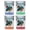 Multicolor (4-Pack), variant on Winter Park Colorado Vintage Design Souvenir 2 oz Square Shot Glass – Clear