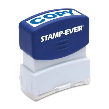 Stamp-Ever, USS5945, Pre-inked Blue Copy Stamp, 1 Each