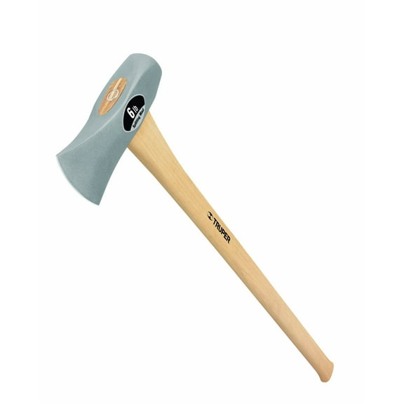 Truper Splitting Maul Axe Eye - 6 lb Head, Hickory Handle - 34 In