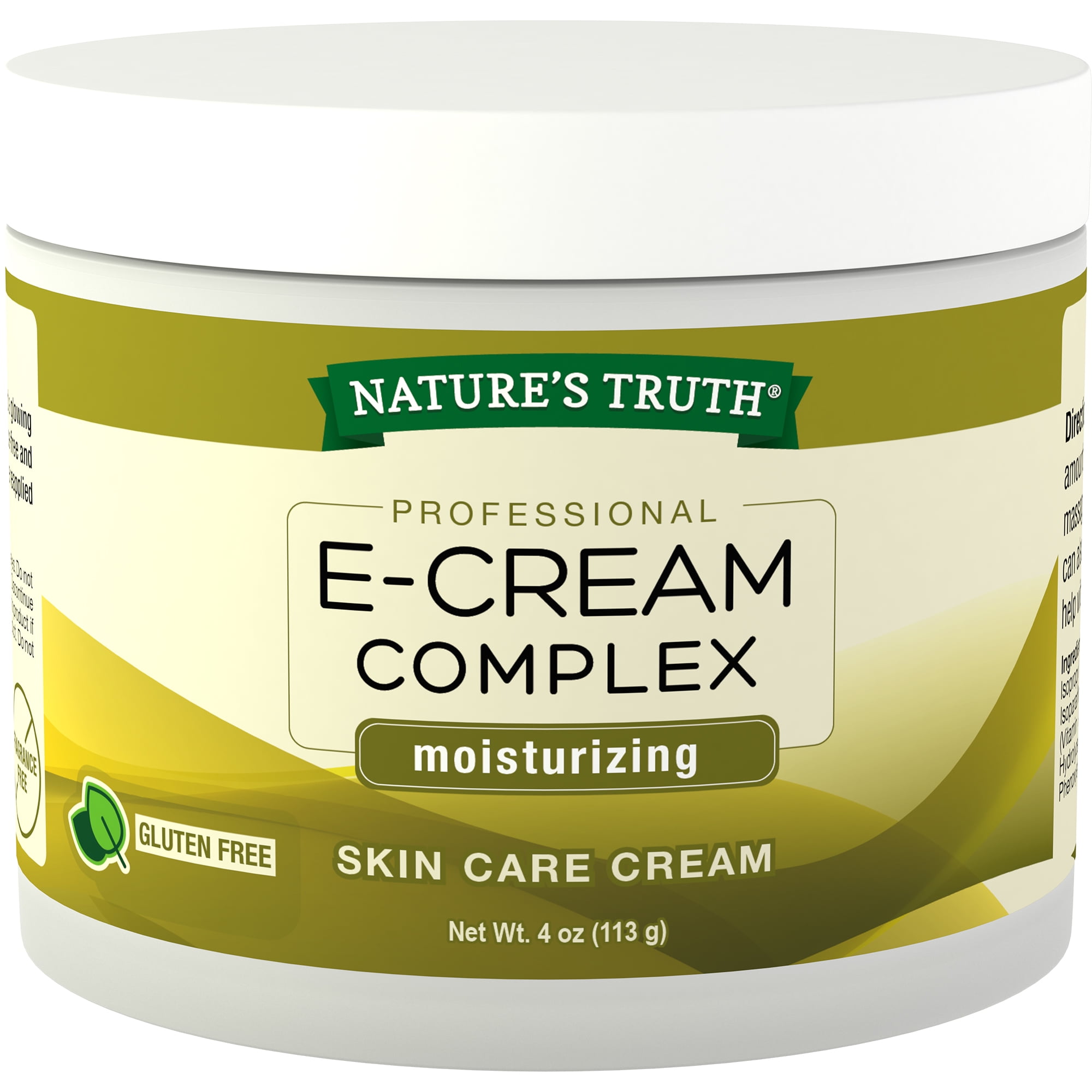 financieel Respectvol Glad Nature's Truth Professional E-Cream Complex Moisturizing Skin Care Cream, 4  Oz. - Walmart.com