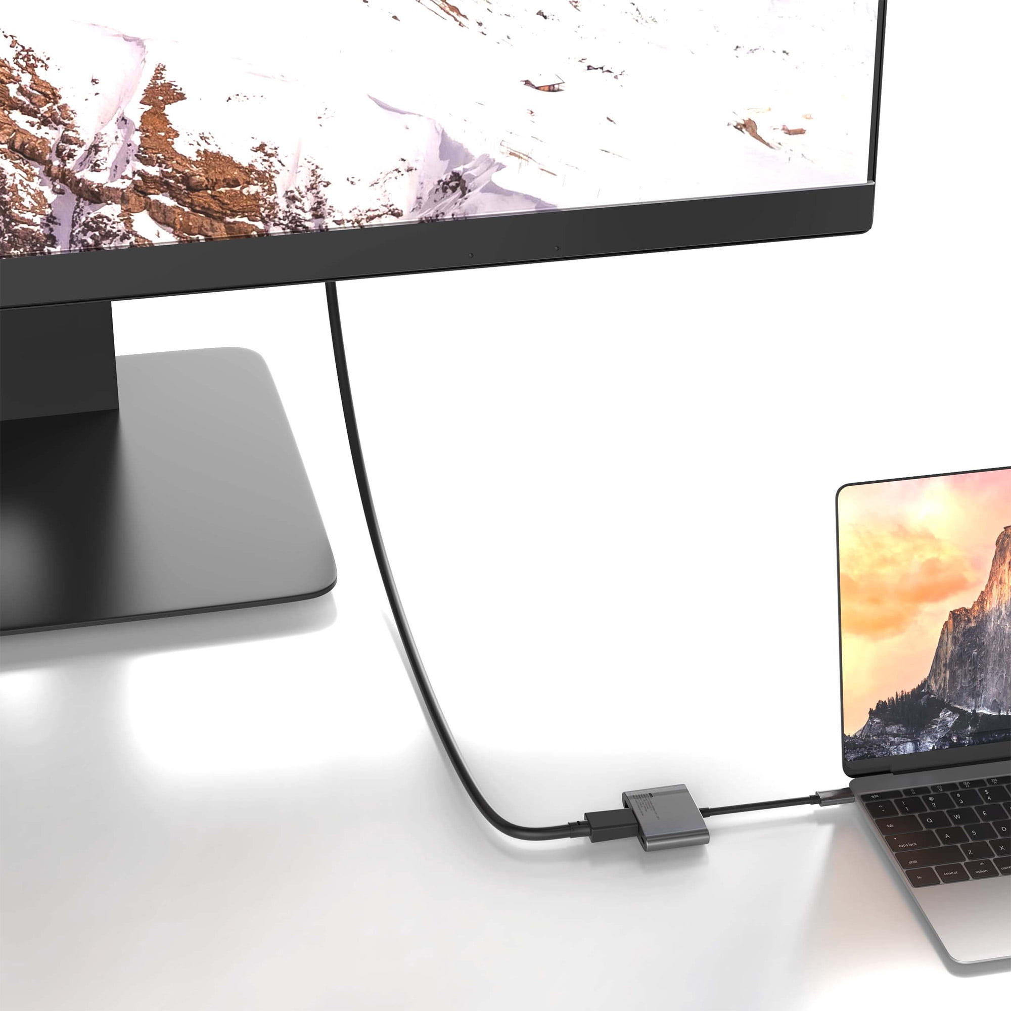 Onn. USB-C, HDMI, USB 3.0 3-in-1 Adapter with Power Delivery 3.0