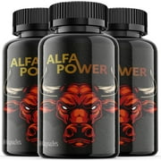 (3 Pack) Alfa Power - Dietary Supplement - 180 Capsules