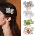 thumbnail image 6 of TNOBHG Retro Wedding Hair Clip Korean Style Bridal Hair Comb Flower Decor Anti-slip Design Hair Clip Retro Wedding Headwear Hair Accessories Hair Comb, 6 of 8