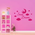 thumbnail image 3 of Sweet Dreams Good Night Sleep Tight Kids Room Wall Design Wall Art Sticker Designs Vinyl Stickers For Home House Walls Rooms Windows Bedroom Decoration Size (12x12 inch), 3 of 3