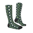 thumbnail image 3 of Haiem Green Frogs Socks, Funny Novelty Crazy Design Cotton Socks Sports Socks Knee High Socks For Men, Women,1Pairs - Gift For Working Friends, 3 of 8