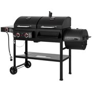 Royal Gourmet ZH3005Y 2-Burner Gas and Charcoal Combo Grill with Offset Smoker & Side Burner