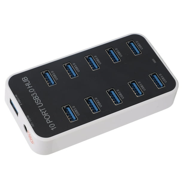 Data Hub, Wide Application USB 3.0 Data Hub ABS and PC 10 Ports DC 12 ...