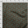thumbnail image 2 of oneOone Cotton Cambric Fabric Leaves & Floral Block Print Sewing Fabric BTY 56 Inch Wide, 2 of 4