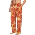 thumbnail image 2 of Pepperoni Pizza Men'S Pajama Pants Soft Sleep Lounge Pants Pjs Bottoms With Pockets Small, 2 of 6