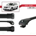 thumbnail image 3 of Compatible with Dodge Journey 2008-2024 ACE-1 Car Roof Rack Cross Bar Black Aluminium 3 Bars, 3 of 7