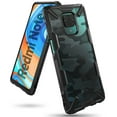 thumbnail image 1 of Ringke Fusion-X Case Compatible with Xiaomi Redmi Note 9 Pro / 9 Pro Max / 9S, Transparent Hard Back Shockproof Advanced Bumper Cover - Camo Black, 1 of 9
