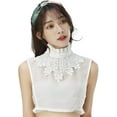 thumbnail image 2 of CAILDANL Lace False Collar, Women Detachable Fake Collar Fake Collar for Blouse Hoodie Sweater Coat, 2 of 7
