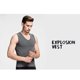 thumbnail image 5 of Qarigey Chaleco Cómodo Transpirable Sudor Realsing Chaleco Moderno Simplemente Ocio Interior Sin Mangas Ciclismo Escalada Correr Montar Camisetas Gris oscuro M Qarigey AP013681-13, 5 of 6