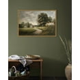 thumbnail image 7 of Drsoum 16x24in Vintage Vintage Landscape Wall Art Classical Painting Countryside Room Decor Natural Framed, 7 of 7