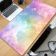 thumbnail image 3 of 1pc Dreamy Starry Sky HD Printed Desk Pad | XXL MultiFunctional Gaming Mousepad Keyboard , Vibrant Rainbow Nebula Design, Soft Rubber Base, Perfect for Office PC Gamers, Great Gift for Family Friends, 3 of 4