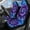 Blue and Purple Tie-Dye Print, variant on Uorisanigo Car Seat Covers, Front Bucket Seat Covers, 2 Pcs, Easy to Install Car Seats Cover Cushion and Accessories for Auto Trucks Van SUV - Blue and Purple Tie-Dye Print