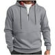 thumbnail image 4 of pstuiky Camisas casuales de manga larga para hombre, Blusa/camiseta informal de manga larga con capucha y cremallera de color liso para hombre camisetas de hombre m, 4 of 9