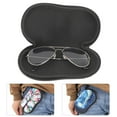 thumbnail image 3 of Estuches Para Gafas, Bolsa De Almacenamiento Portátil Para Gafas De Sol, Resistente Al Agua, Con Cremallera, 2 Uds., 3 of 7