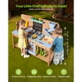 thumbnail image 2 of KFFKFF Outdoor Wooden Mud Kitchen for Kids 3+ years Natural Fir, 2 of 9