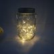thumbnail image 4 of Juego de 3 luces solares de cadena para tapas de tarros de cristal, impermeables, 2 m, 20 LED, iluminación ambiental decorativa para tarros, botellas, hogar, mesa, Navidad, bodas y fiestas (blanco cál, 4 of 4