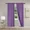 PURPLE, variant on Gorgeous Home Linen 2PC Purple Solid Matte Color Window Lined Panel Curtain Rod Pocket 37" Width X 84" Length (each) Panel