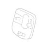 Genuine OE Nissan Hook - 87694-1JA1C