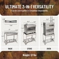 thumbnail image 2 of Wood Burning Stove with Oven and Rack - Camping Tent Stove with Chimney Pipe, Stainless Steel Hot Tent Stove for Outdoor, Cooking, Hiking, 2 of 9