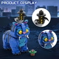 thumbnail image 4 of MOC 588PCS  Blue Tiger Crow Building Blocks, Creative DIY Bricks Model Toy for Kids & Adults, 4 of 5