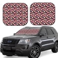 thumbnail image 2 of Picia Tomatoes 2 Piece Car Windshield Sun Shade Foldable | Foldable Sun Shield for Front Window Blocks UV Rays and Keeps Your Vehicle Cool-Medium, 2 of 7