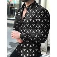 thumbnail image 1 of Camisa de manga larga de moda para hombre, de primavera y verano, con solapa, para deportes, ocio, calle, exterior, material de seda de alta calidad, talla grande 2024, 1 of 6