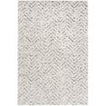 thumbnail image 1 of Safavieh Adirondack Collection ADR104N Ivory and Charcoal Vintage Geometric Area Rug (3' x 5'), 1 of 3