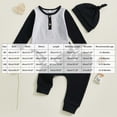 thumbnail image 3 of mgoYE Newborn Baby Boy Girl Clothes letter Hospital Outfits Gender Neutral One Piece Romper 0-3 Months, 3 of 4