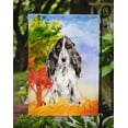thumbnail image 3 of Carolines Treasures CK1947GF Fall Black Parti Cocker Spaniel Garden Size Flag, 3 of 3