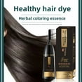 thumbnail image 5 of Tongrentang Natural Plant Hair Dye - Permanent Black Tea Shade, Effective Gray Coverage, Gentle Formula Safe for All Hair Types, No Scalp Staining, DIY Home Coloring Solution with Long-Lasting Results, 5 of 5
