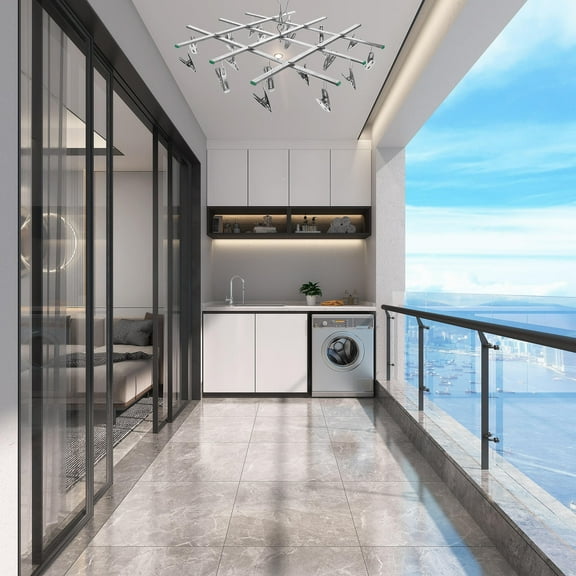 COSMOBETTY Convenient Drying Hanger 1Pack Metal Drying Rack for Socks and Underwears Silver 18.1 x 2.8 x