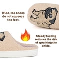 thumbnail image 3 of BERANMEY Cute Animal Slippers for Women Perfect Soft Plush Comfy Warm Slip-On Womens Slippers Indoor Fluffy House Slippers for Women and Men Non-slip Fuzzy Flat Slides, 3 of 9