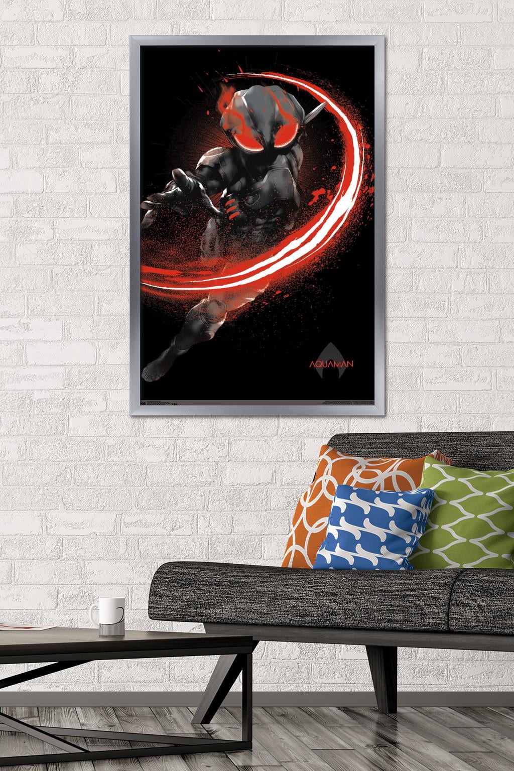 DC Comics Movie Aquaman - Manta Fear Wall Poster, 22.375" x 34" Framed