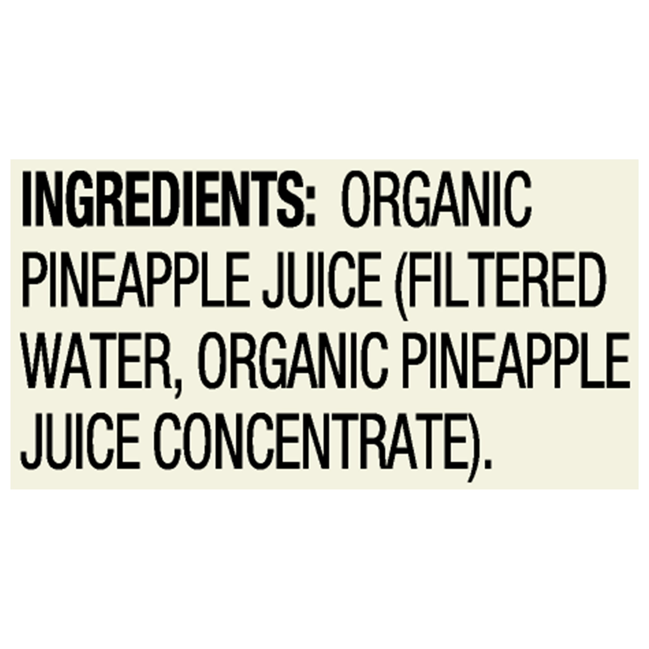 (3 pack) R.W. Knudsen Family Organic Juice Pineapple, 32.0 FL OZ