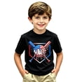 thumbnail image 3 of Teen Boys Shirts Crew Neck Solid Color Back To School Short Sleeve T Shirt Top Soft Gentleman Tops Preppy Cute Baby Boy Clothes, 3 of 4